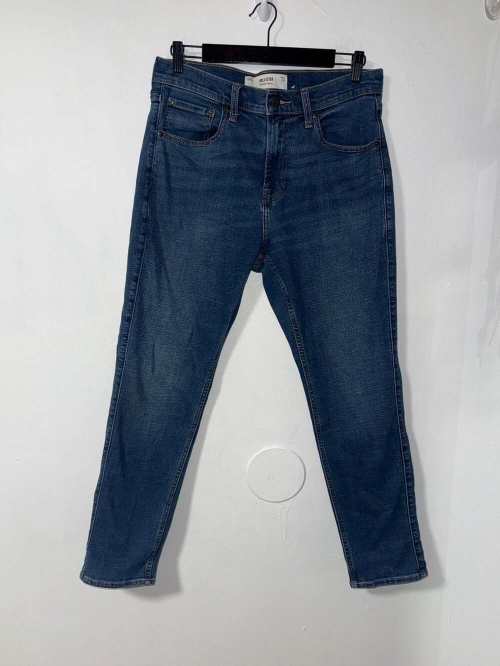 Hollister Athletic Skinny Jeans W32 L30 Blue